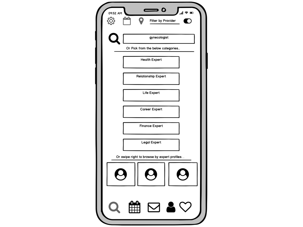 Mid Fidelity Wireframes