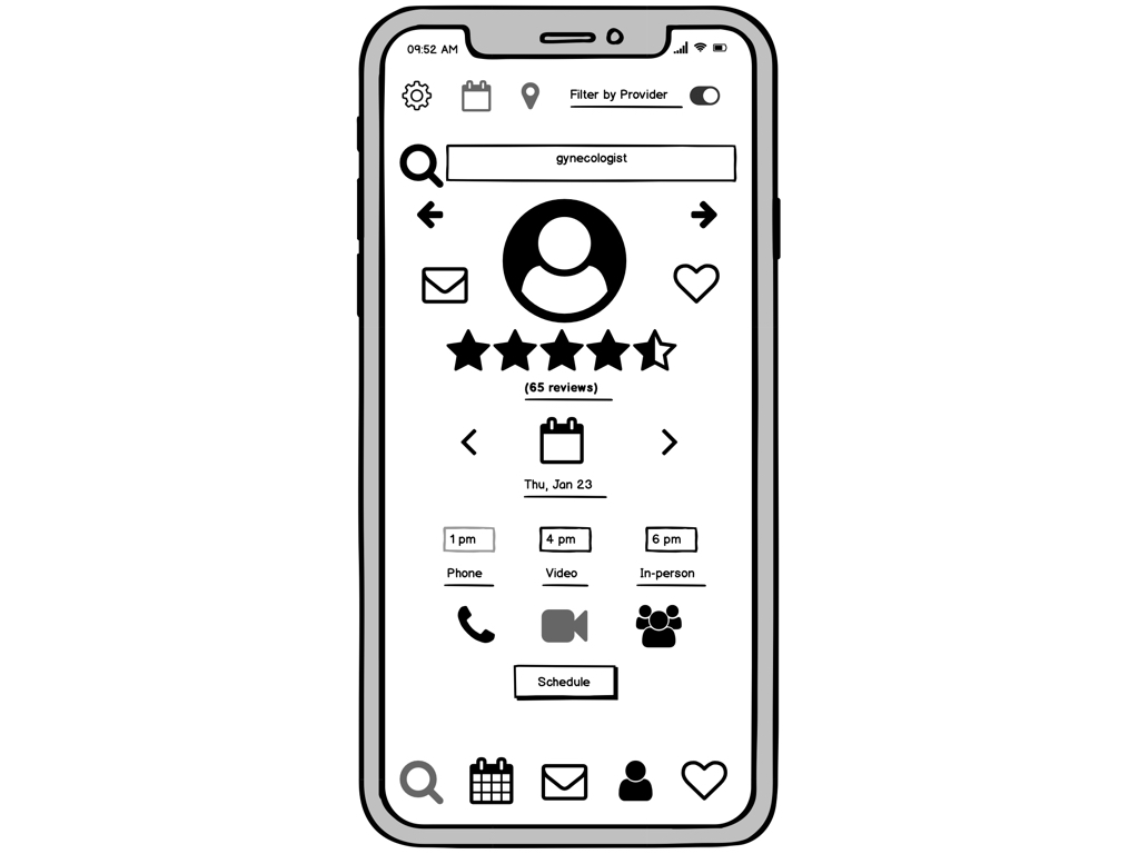 Mid Fidelity Wireframes