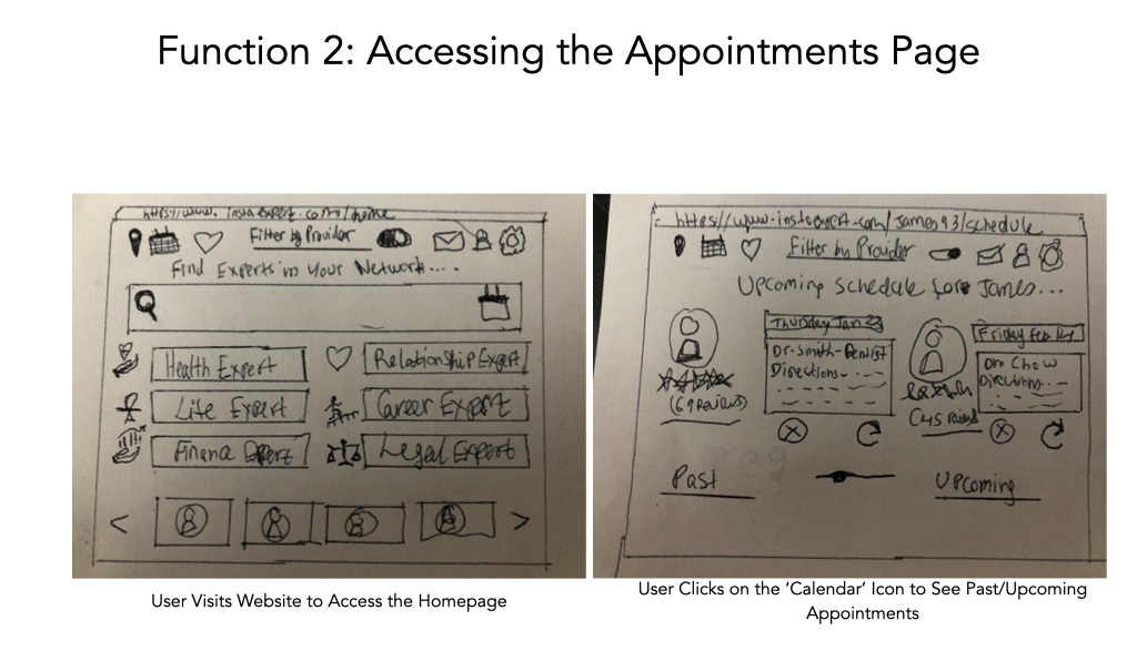 Low Fidelity Wireframes