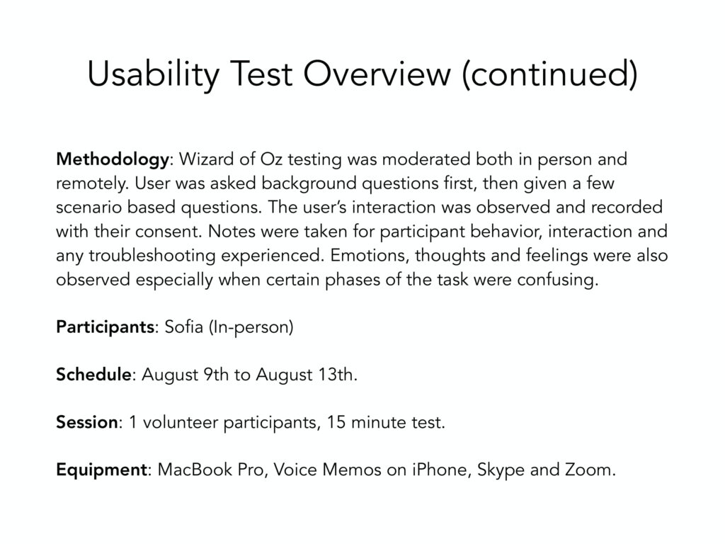 Usability Tests And Results